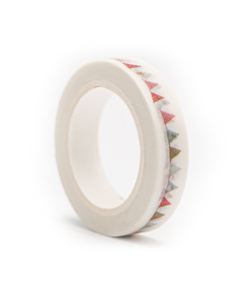 Banda adeziva decorativa "Steaguri", 7 m